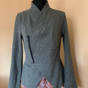 CAbi, XS, grey, "Rebel" moto jacket, #3556
